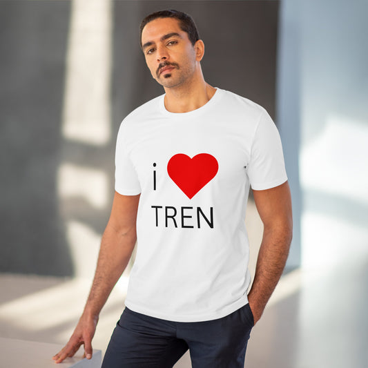 I Love Tren T-shirt - Black Letters